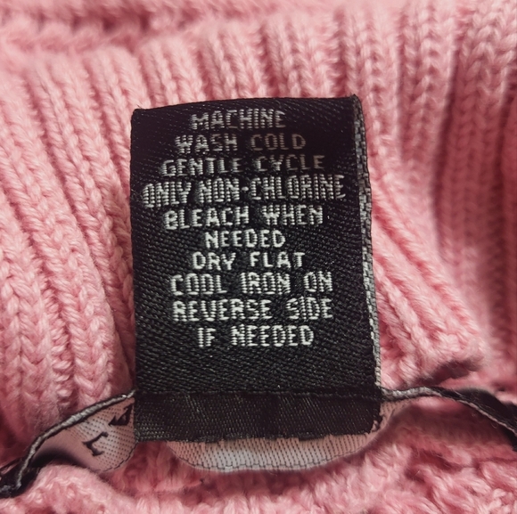 Y2K Girly Pink Knit Top Sweater Size M Cap Sleeves Grandma- Kidcore - Picture 4 of 10